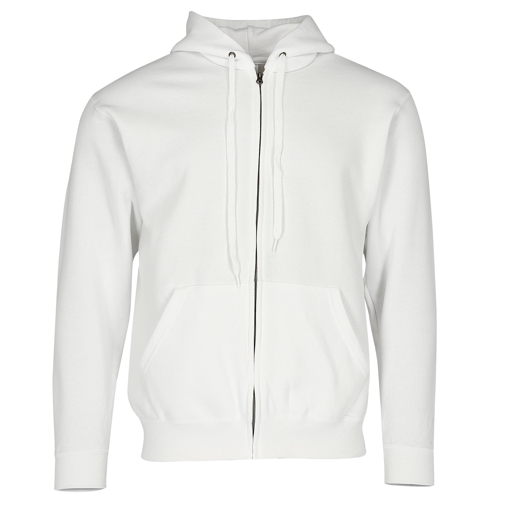 Fruit Of The Loom Men's White Classic Hooded Sweat, L Uk