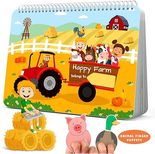 HONGDDY Actividades de aprendizaje preescolar, libro ocupado de 23 temas, juguetes Montessori para niños pequeños, juguetes educativos sensoriales