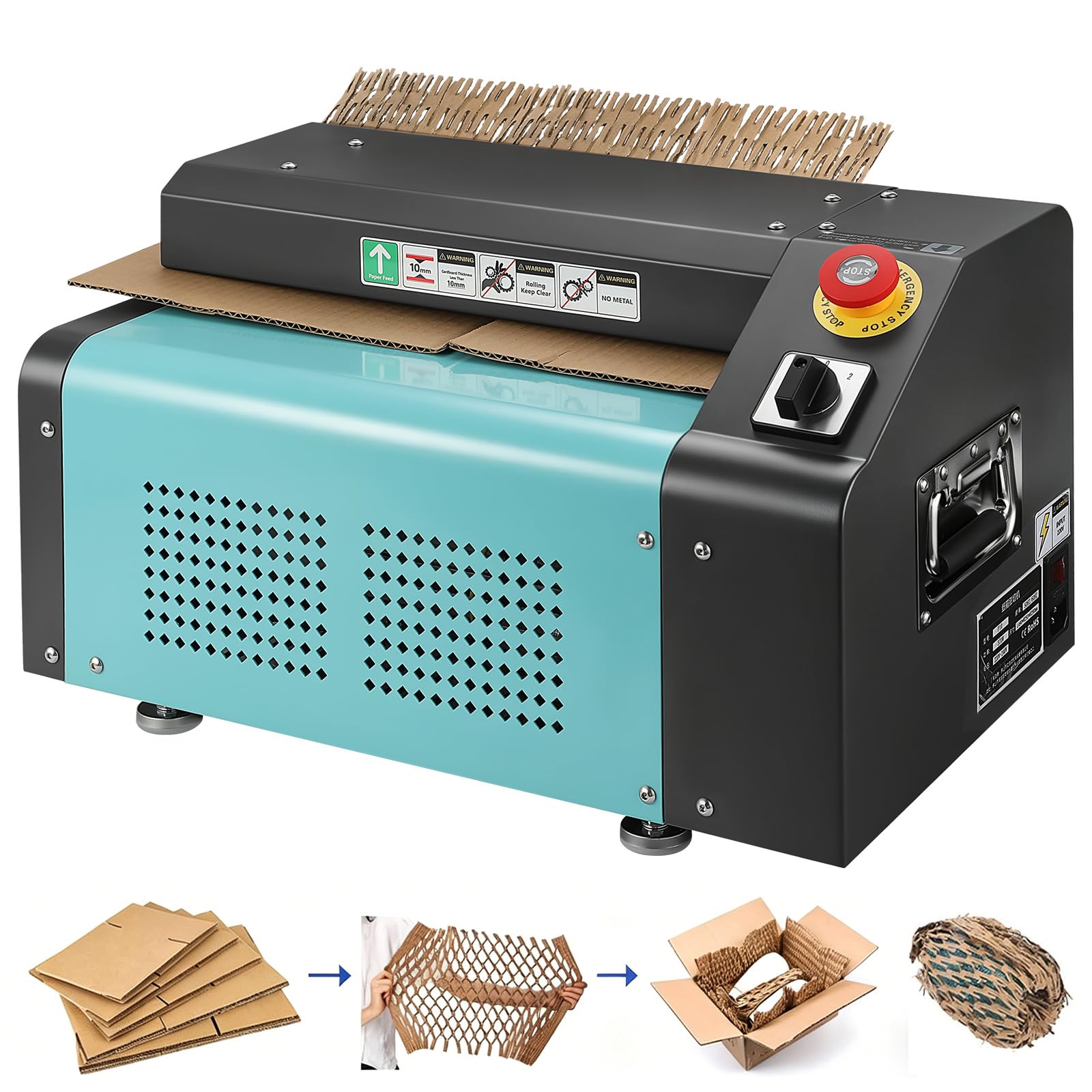 Recyclable Cardboard Box Cutting Shredder