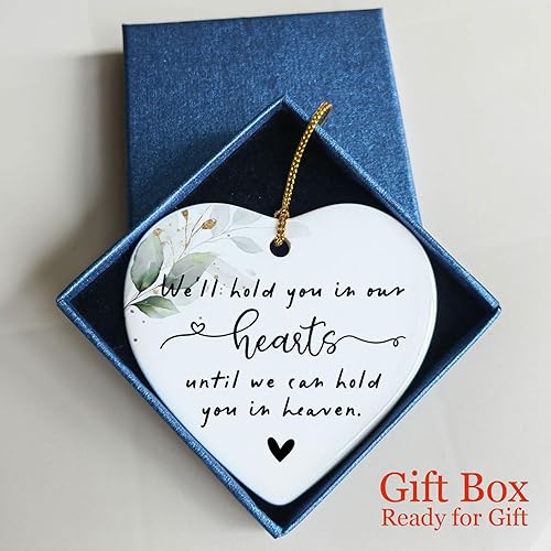 Miniatura 4 de We'll Hold You In Our Hearts Christmas Ornament Loss of Loved One Miscarriage Holiday Ornament Memorial Gift In Memory Remembrance Gift Child Loss