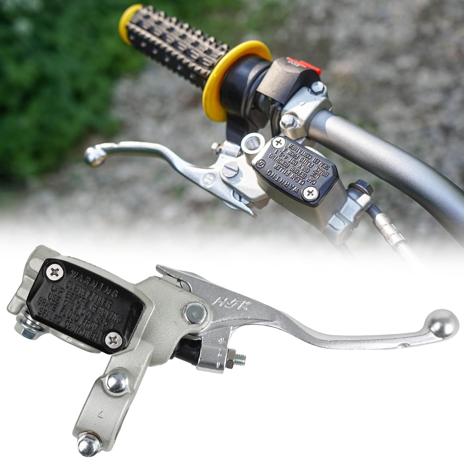 22mm 7/8" Right Brake Clutch Master Cylinder Lever Compatible with K TM 125 150 250 300 450 500 XC/W EXC/-F XCF/-W SX Front Brake Master Cylinder, Replaces 77713001044