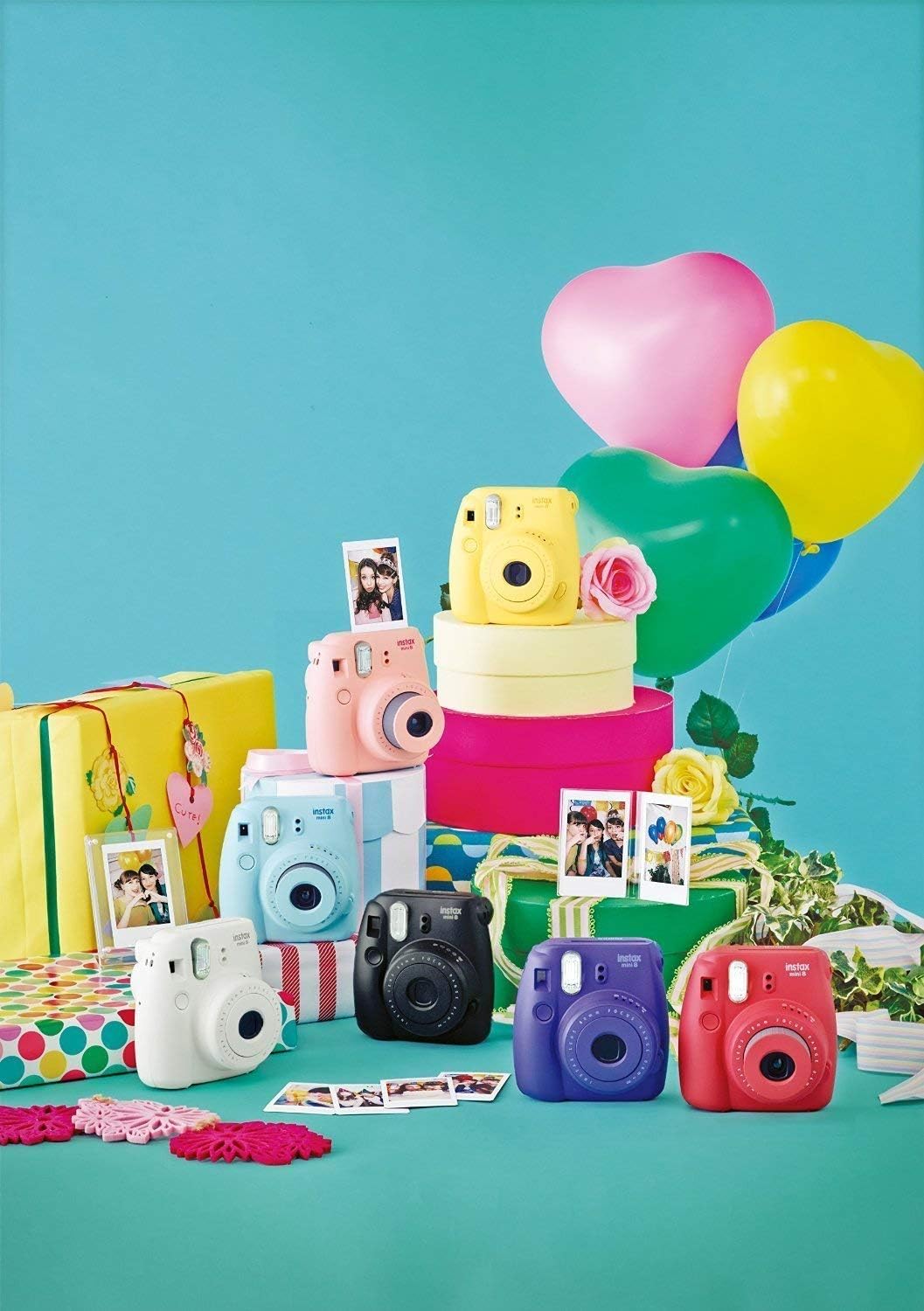 FujiFilm Instax Mini 8 (Blue) (Renewed)