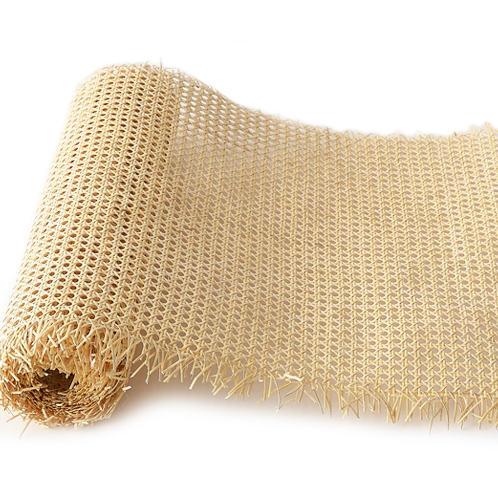 Toile en rotin naturel rouleau haut de gamme de 61 x 1000,8 cm matériau solide pour armoires
