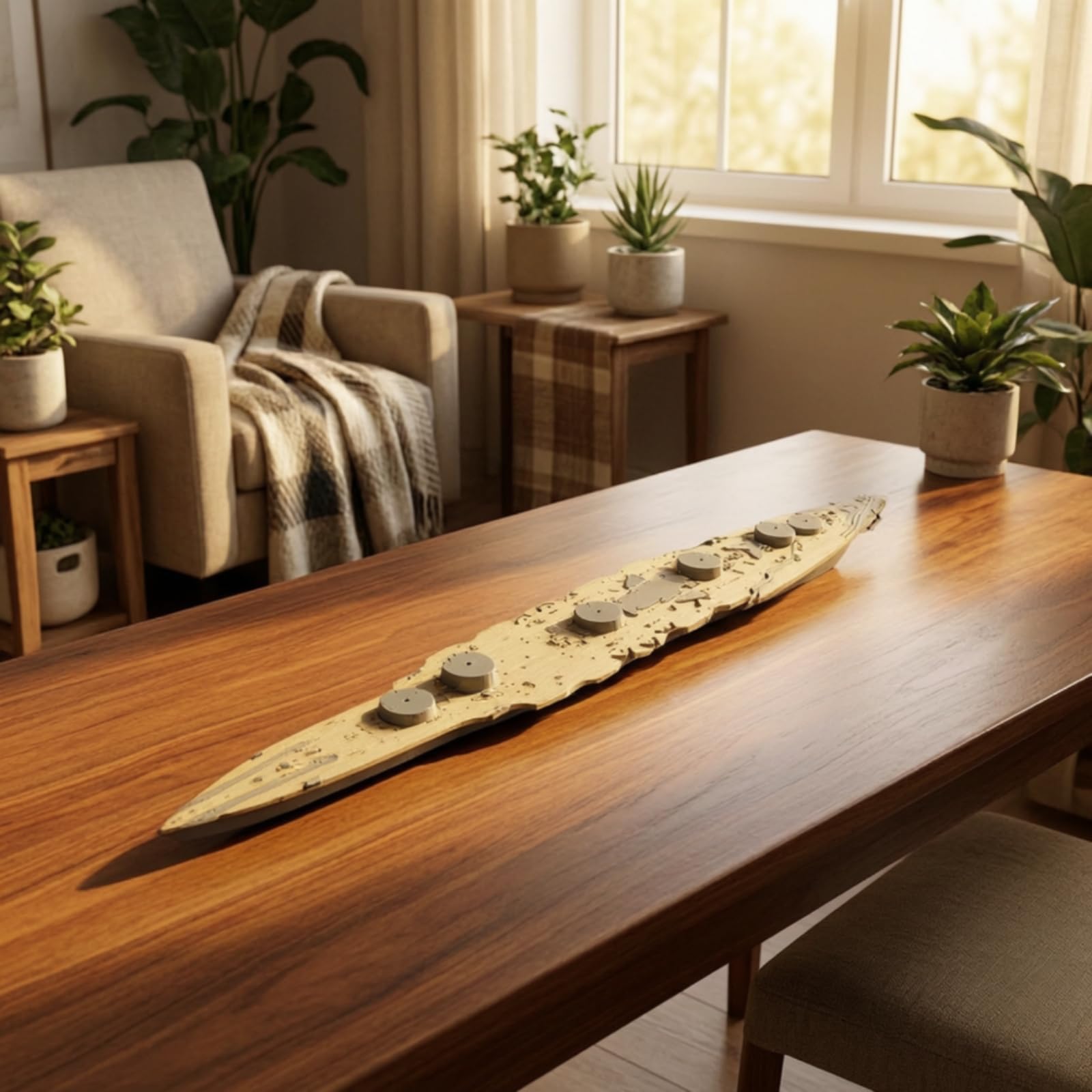 Xgdsnly Ponte in Legno Autoadesivo Realistico | Facile da Montare