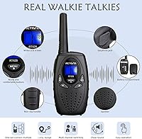 Vista 3 de Retevis RT628 Walkie Talkies para niños, Walky Talky, bloqueo de teclas, voz cristalina VOX, fácil de usar, regalos de Navidad para niños y niñas