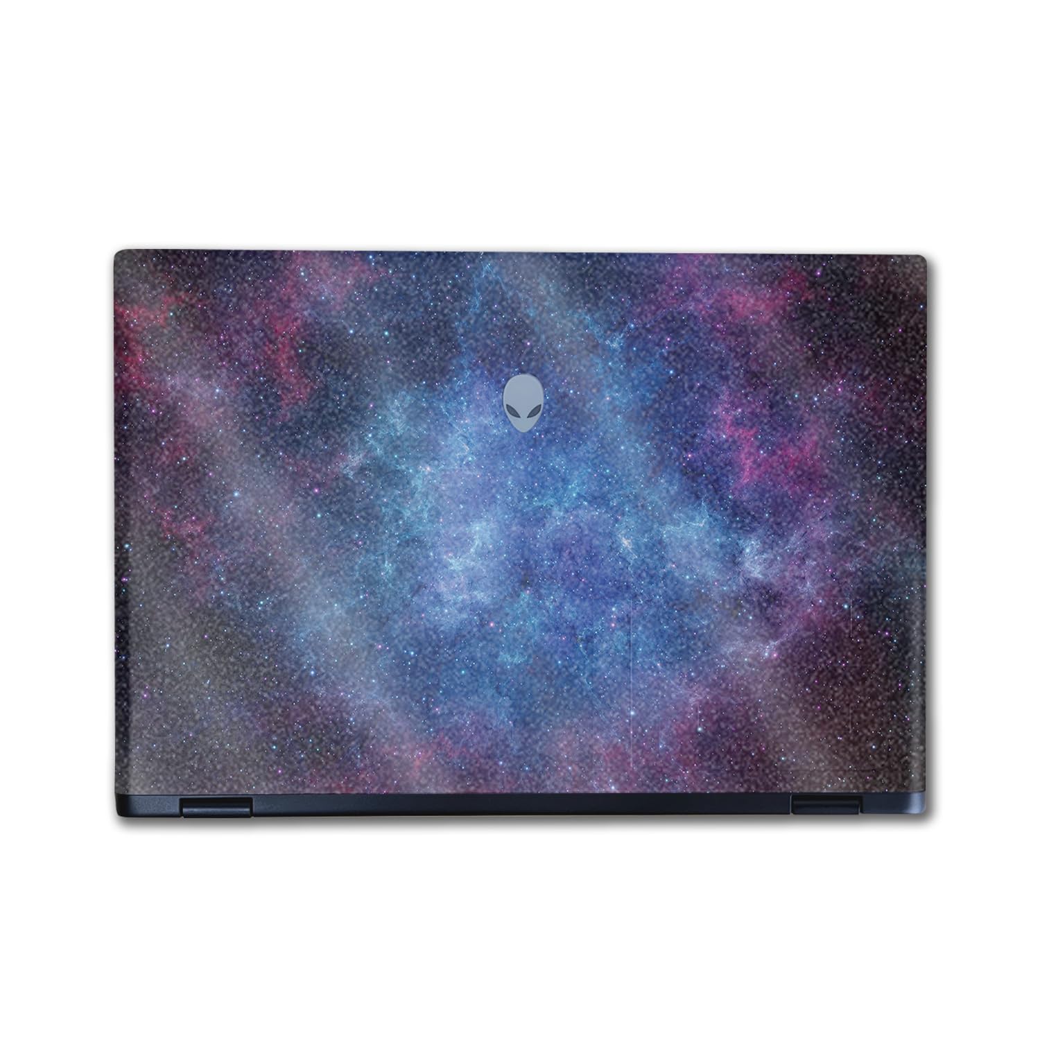 Glossy Glitter Laptop Skin Compatible with Alienware M16 R2 (2024) - Nebula - Premium 3M Vinyl Protective Wrap Decal Cover - Easy to Apply | Crafted in The USA by MightySkins