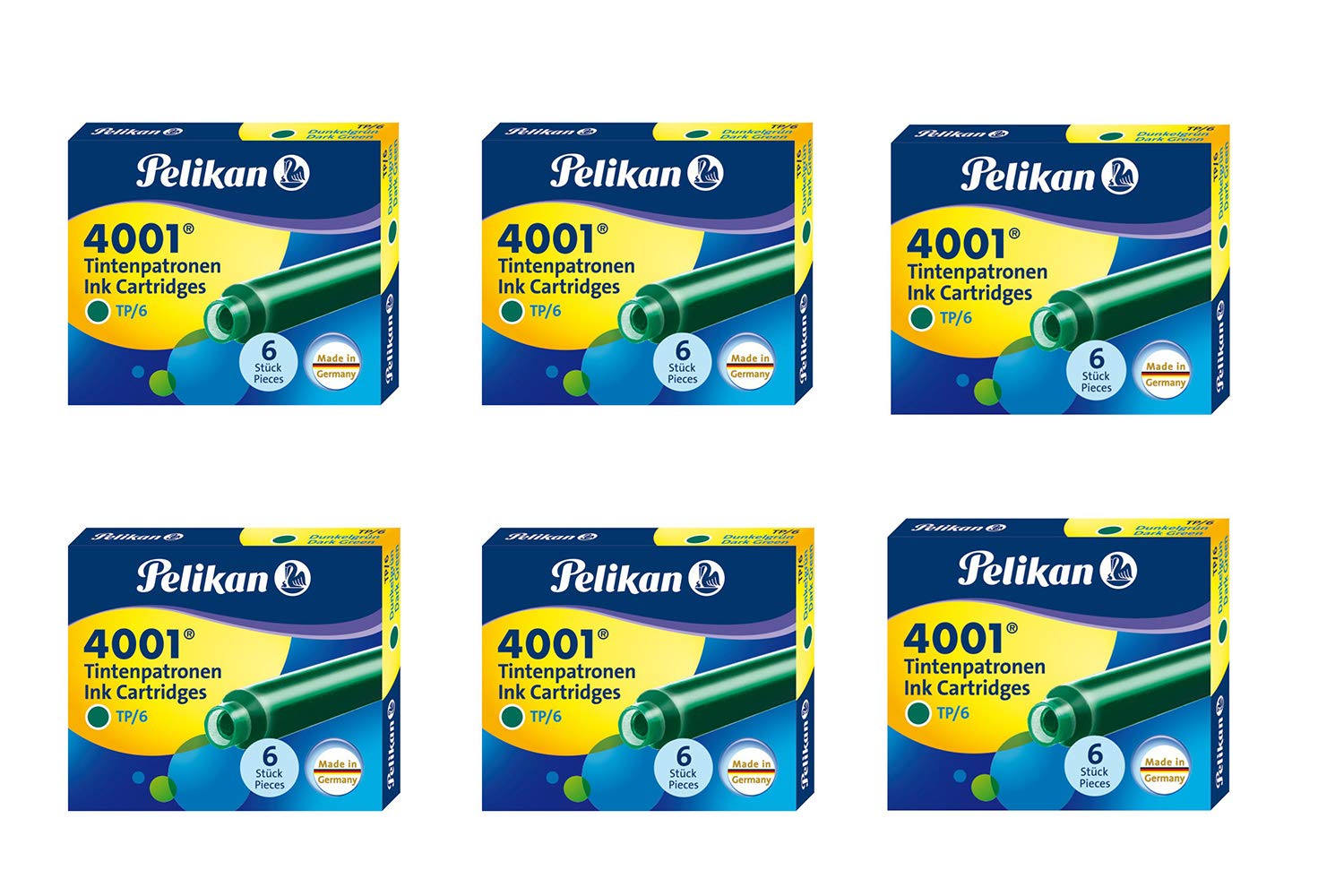 See full amazon price history chart for Pelikan 4001 TP/6 Tintenpatronen Ink Cartridge Green (Pack of 6) Pelikan 4001 TP/6 Tintenpatronen Ink Cartridge Green (Pack of 6) (B082SWN8YH) Amazon Price History, Amazon Price Tracker