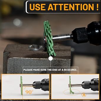 76Pcs 1 Inch Radial Bristle Disc Kit with 1/8 Shank for Rotary Tools,Detail Abrasive Brush for Jewelry Wood Metal Polishing, Bristle Wheel with Grit 80-2500