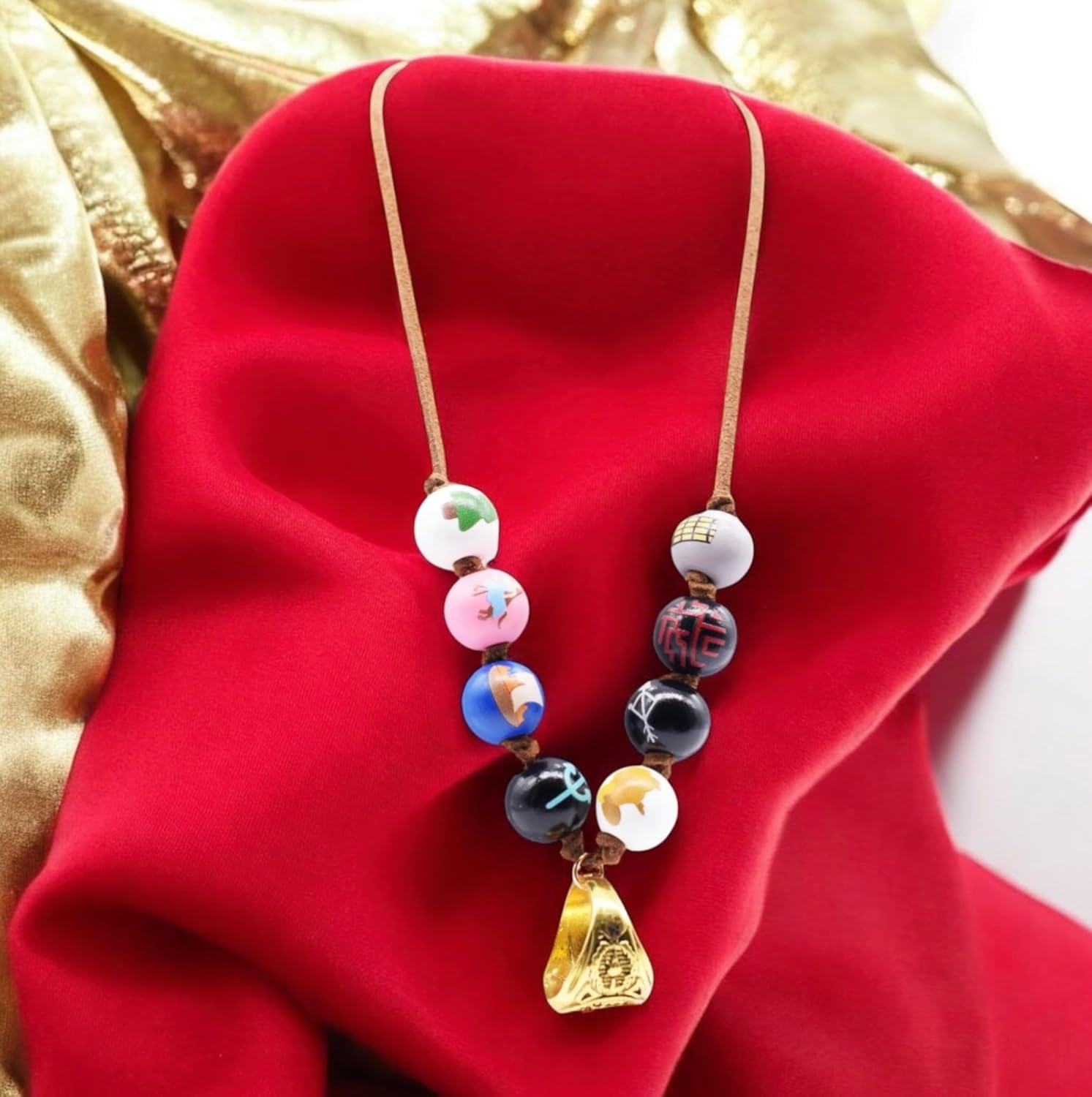 PRINCESS CUTENESS STORE Annabeth Chase Handmade Wooden Bead Camp Half Blood Greek Demigod Percy Jackson Necklace - Image 7