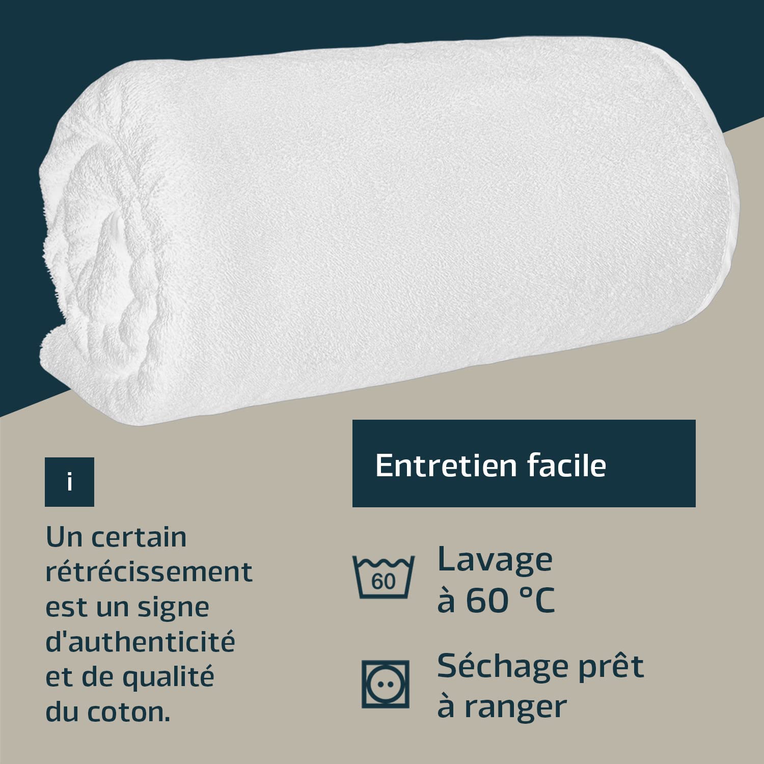 Serviette De Bain XXL 150x220 Cm - Coton éponge Blanc - 2 Kg De Douceur