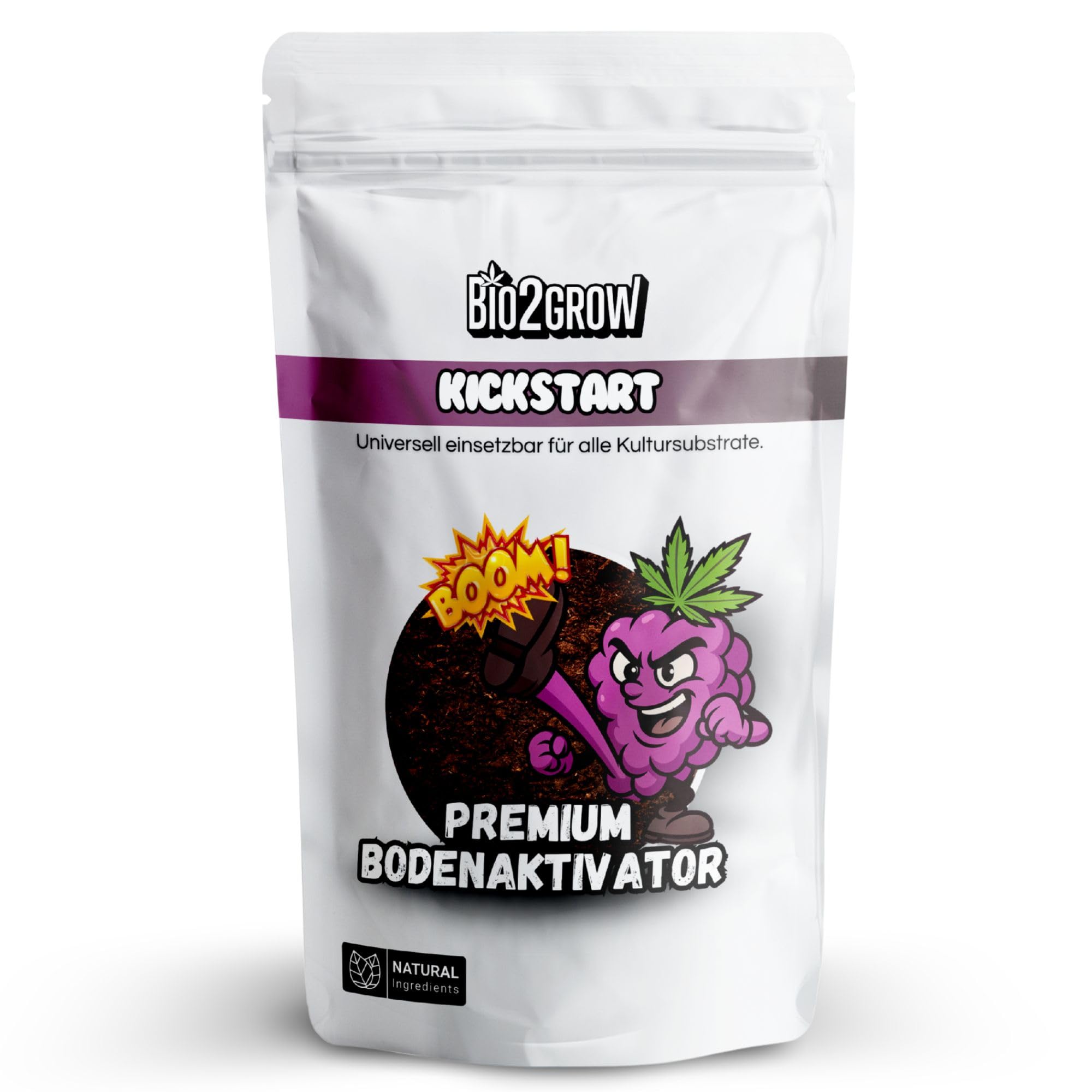Kickstart 5 kg – Bringt ausgelaugte Erde wieder zum Leben – Organischer Dünger & Bodenaktivator mit Bakterien – Für Erde & Kokos – Indoor & Outdoor