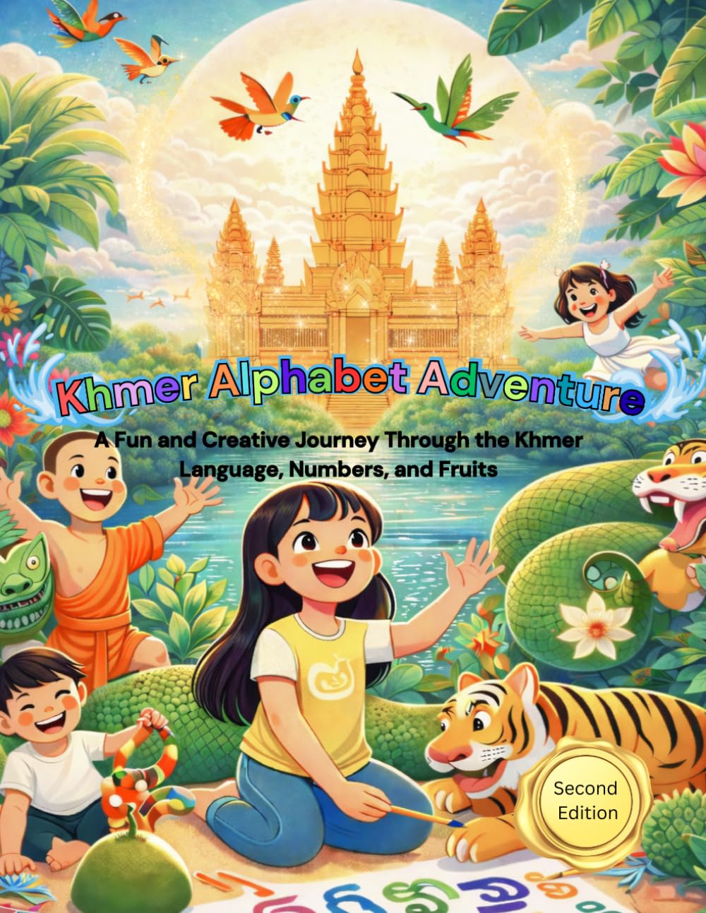 Khmer Alphabet Adventure: A Fun and Creative Journey Through the Khmer Language, Numbers, and Fruits