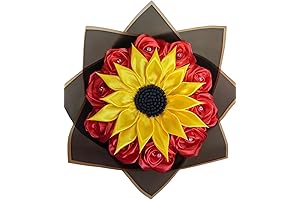 Rose Bouquet with Real-Looking Roses by Artificial Flower