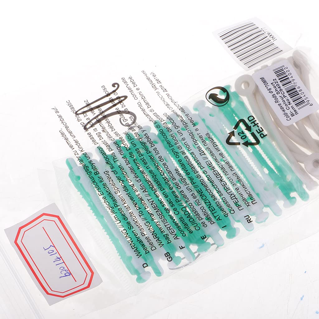 GAH 12x Hair Curler Clamps Hairdreser Perm Rods Hair Styling DIY Tool 7 x 0.8cm-picture-49