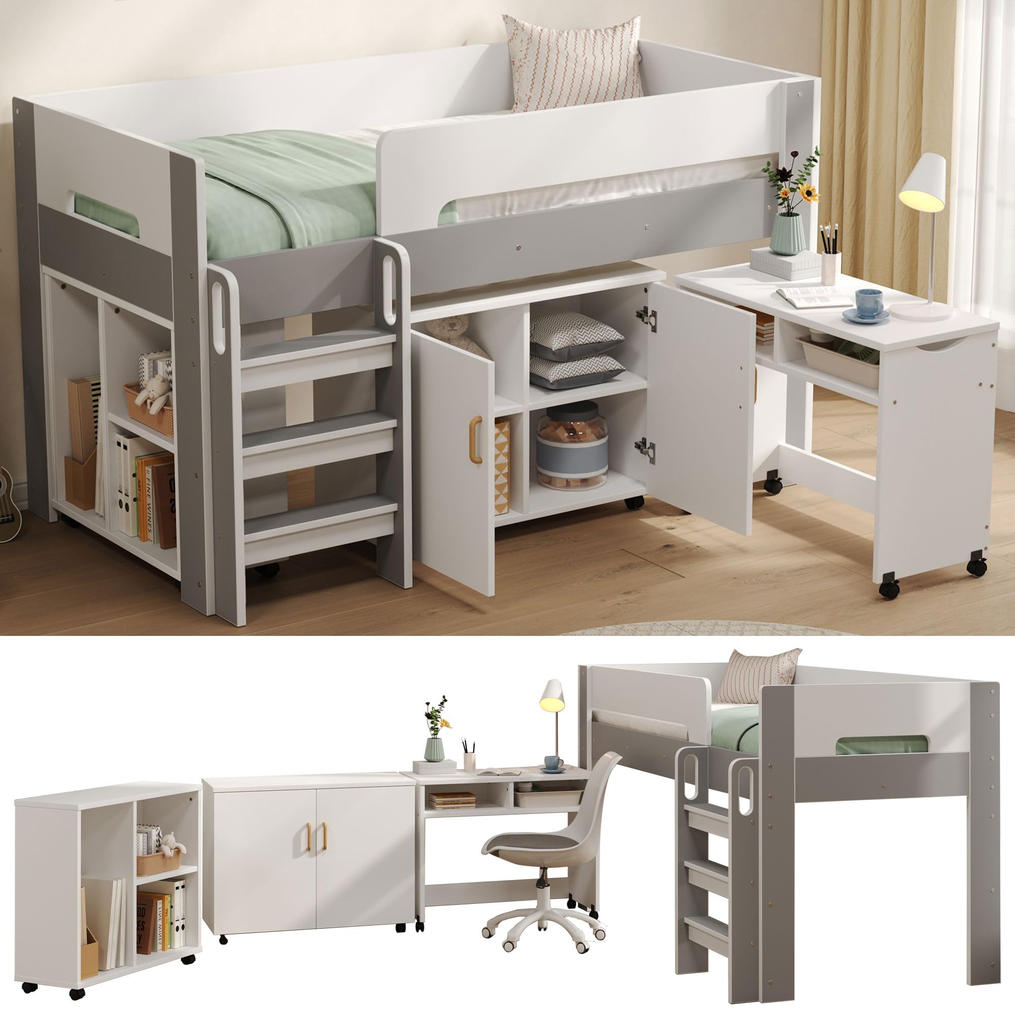 OSLEEP システムベッド(グレー)