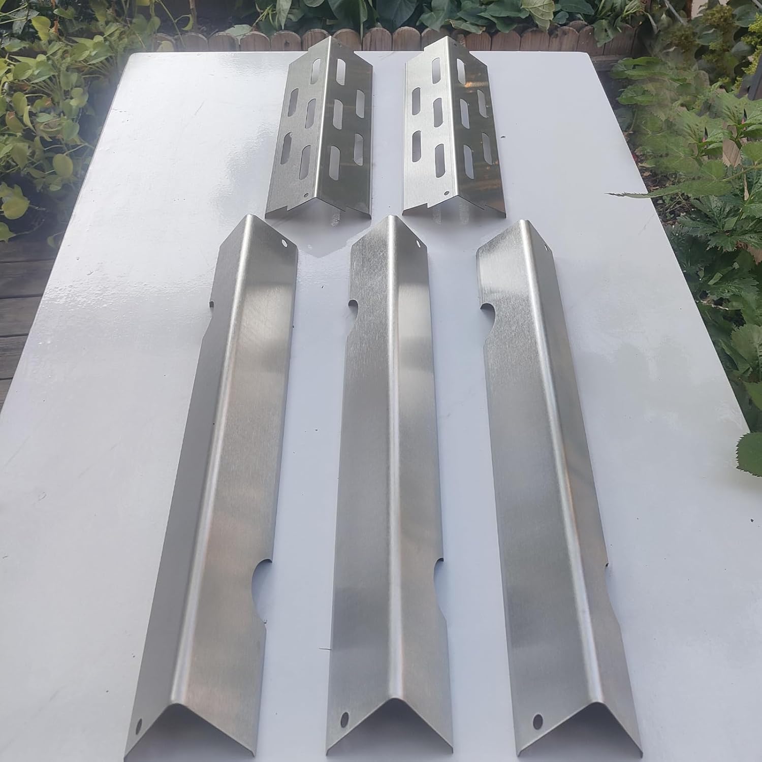 17" Flavorizer Bar and Heat Deflector for Weber Genesis II Grill Parts, Fits Weber Genesis II E/S-210, Genesis II LX E/S-240 Grill Flavorizer Bars Replacement, for Weber 66794,66031,66684.