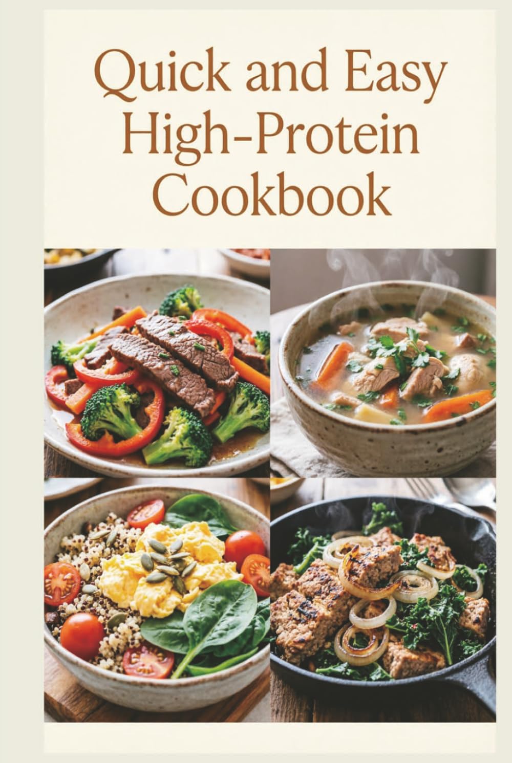 Quick and Easy High-Protein Cookbook: Fast, Flavorful Meals in 30 Minutes or Less for Muscle Maintenance, Satiety, and Balanced Energy Throughout the Day (Healthy Recipes)