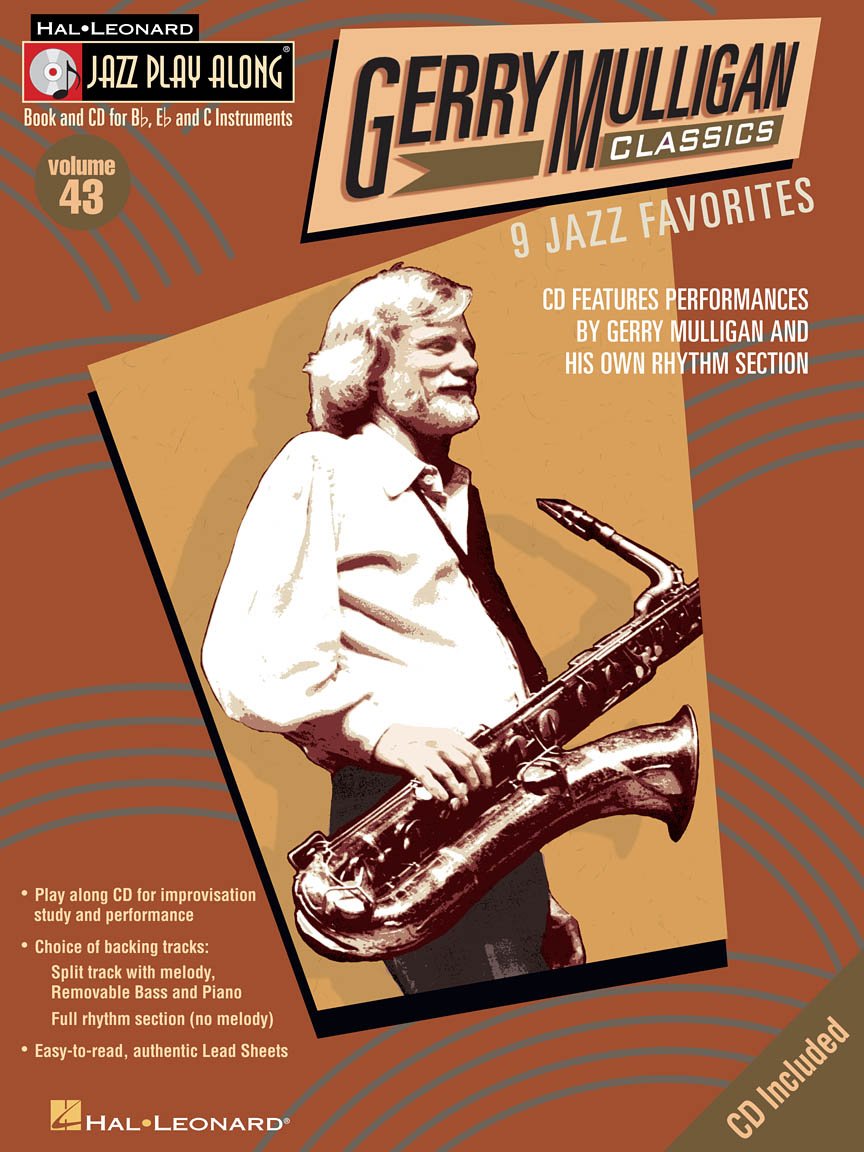 Gerry mulligan classics clarinette +cd: Jazz Play-Along Volume 43