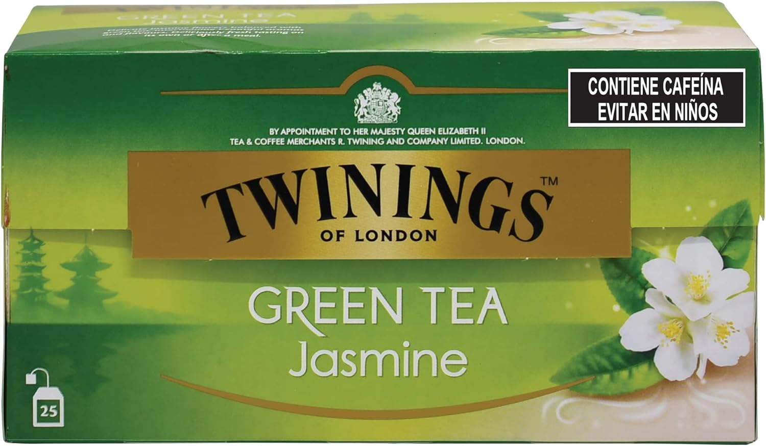 Twinings Green Tea Jasmine Caja con 25 piezas, 1.8 g c/u, 45g Alimentos y Bebidas