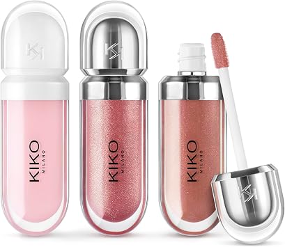KIKO Milano Glossy Lip Set | Lip Kit | 3D Volume Effect | Hydrating | Gift Idea