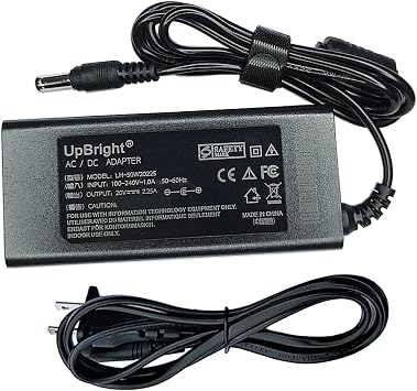 محول UpBright 20V 2A AC / DC متوافق مع Bose SoundDock Digital Music System Speaker 301141-001 301141-012 306386-101 N123 95PS-030-CD-1 43085 35405-0050 AM3014