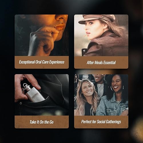 Miniatura 4 de Licker Pickers - Palillos de dientes con sabor a brandy de vainilla de cedro, 25 abedul blanco envejecido en licores de primera calidad. Incluye