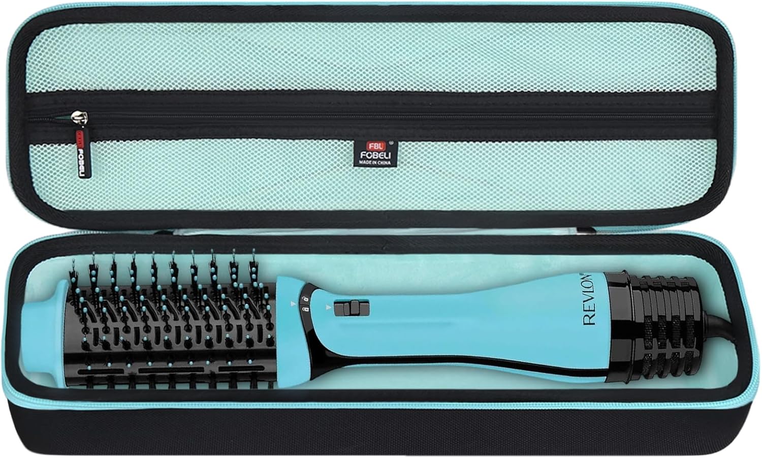 FBLFOBELI Hard Carrying Case for REVLON One Step 1.0 Volumizer / 2.0 Volumizer Plus Hair Dryer and Hot Air Brush (Mint, Case Only)