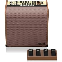 TC Helicon HARMONY V100 Acoustic Guitar Amplifier with Built-In Vocal Effect Guitar Effect Dual Concentric Speaker Looper by Tannoy