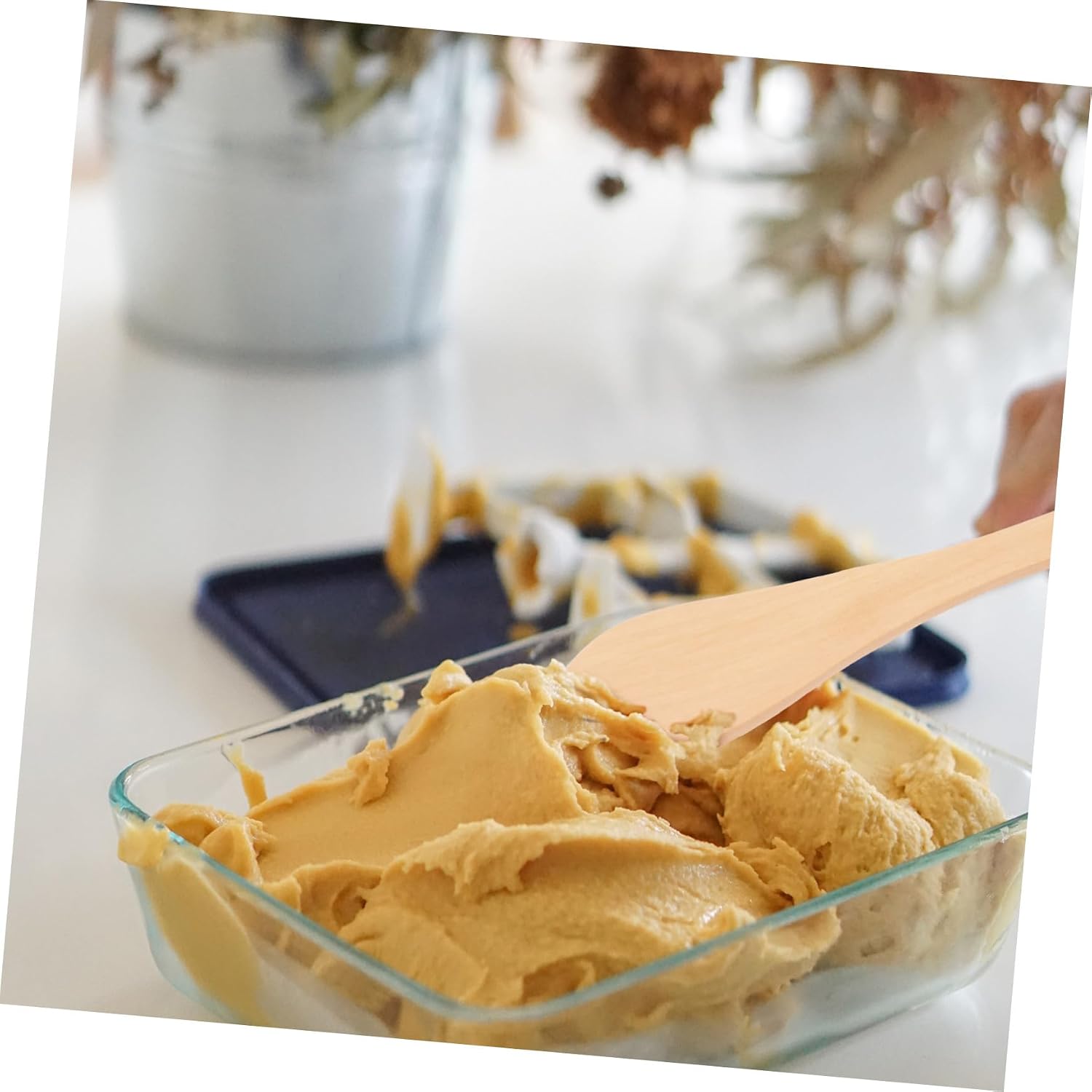20pcs Wooden Dumpling Filling Spoon and Butter Spreader Set