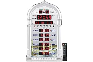 Azan Clock for USA: Accurate Prayer Times and Qibla Direction