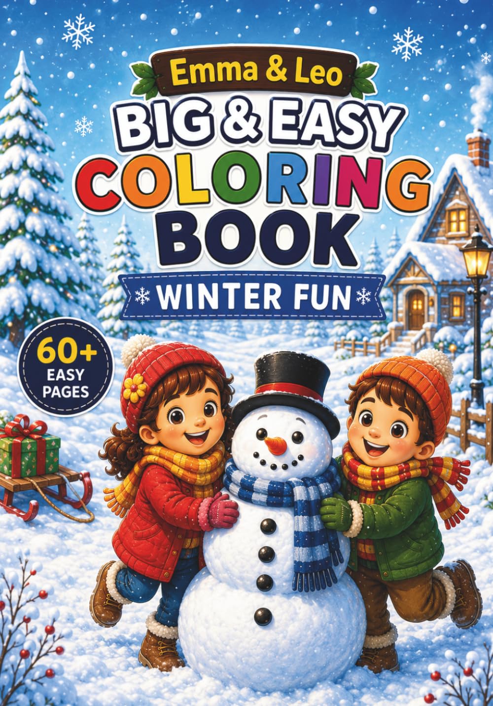 Emma & Leo – Winter Fun: A Winter Coloring Book for Kids (Emma & Leo – Seasonal Adventures)