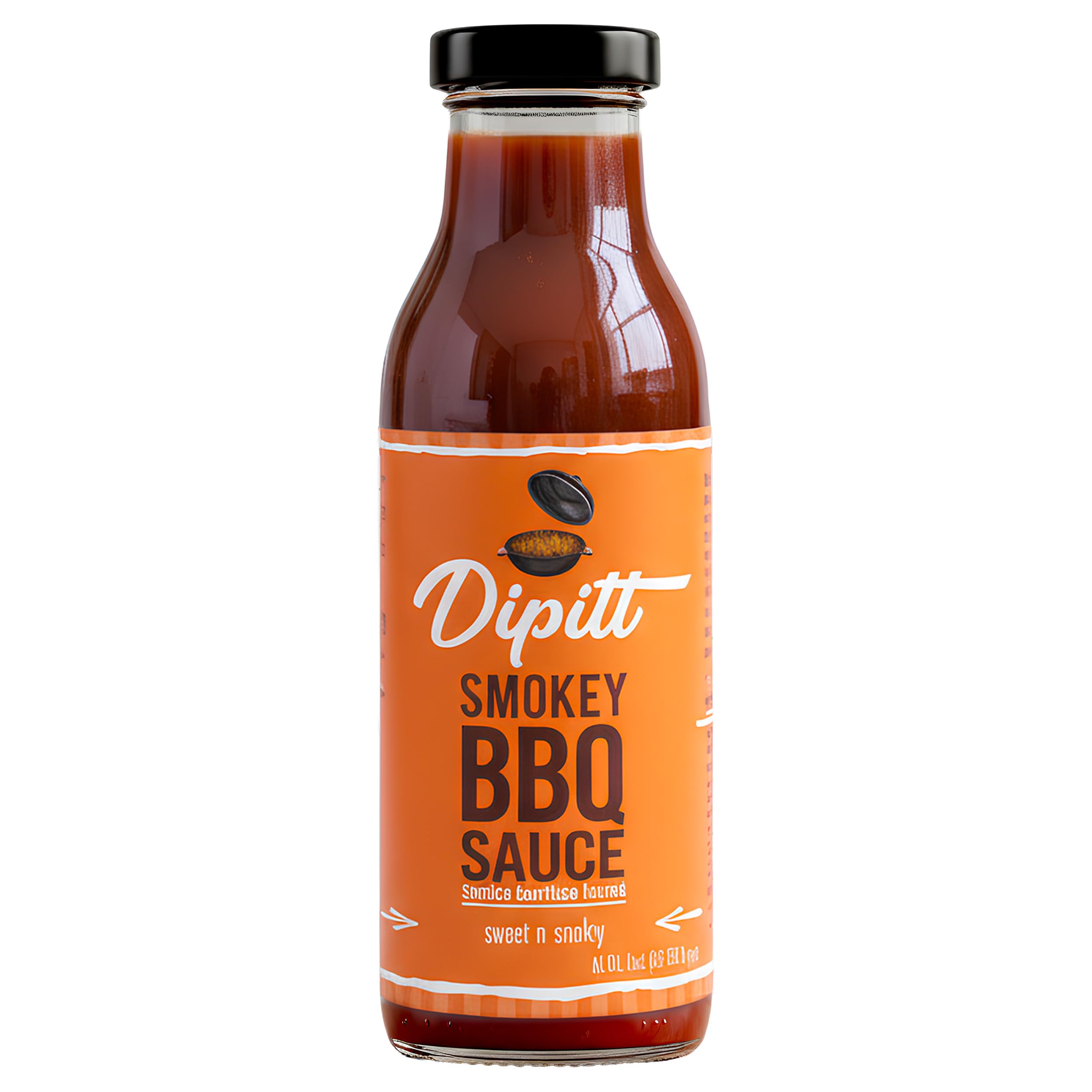 Dipitt BBQ Sauce – 10.58 oz (300g), Rich & Smoky Flavor, Perfect for Grilling, Marinades & Dips, No Artificial Preservatives, Halal Certified