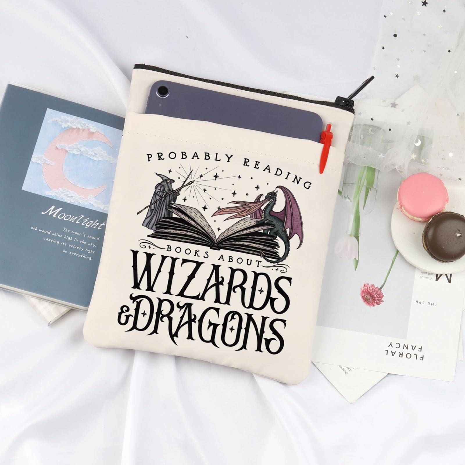 Probably Readng Books About Wzards & Dragons / Fantasy - Etsy - View #10