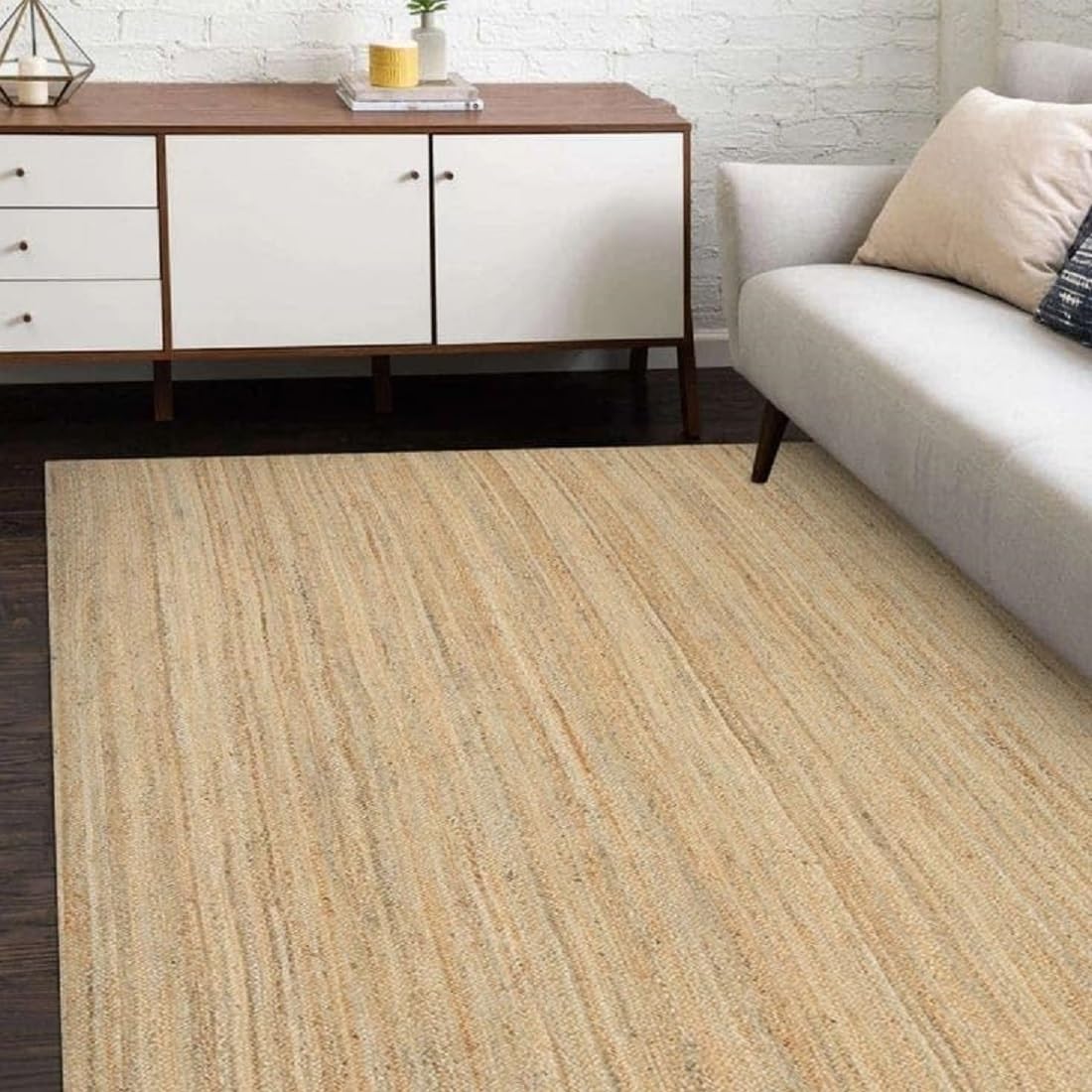 R.R. Handloom Jute Rug, Jute Carpet for Living Room, Office (4x14 feet) (B0D5JQF21S) Amazon Price History, Amazon Price Tracker