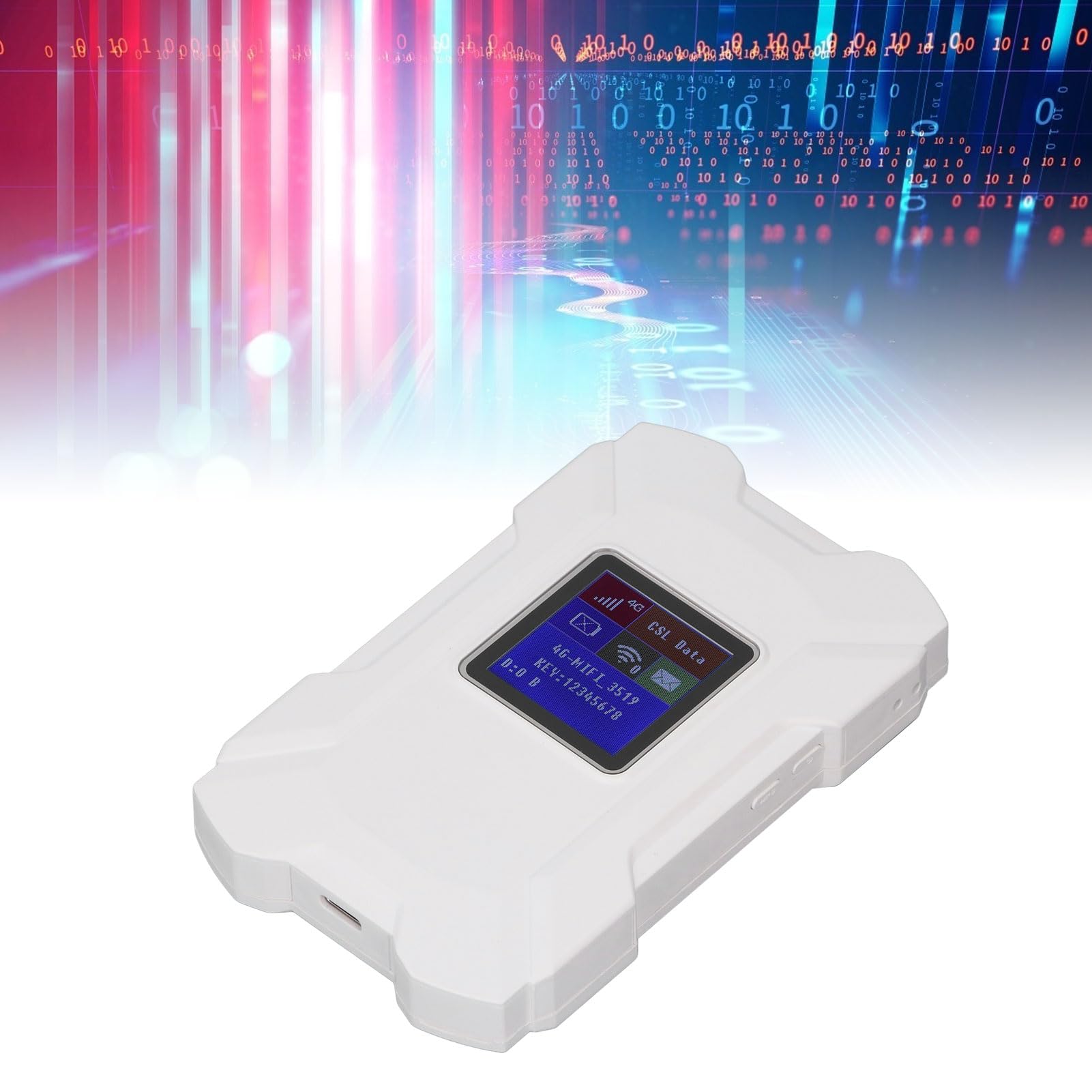 Cocoarm 4G Mobile WiFi Hotspot, 32 Utenti 3000mAh (WHITE)