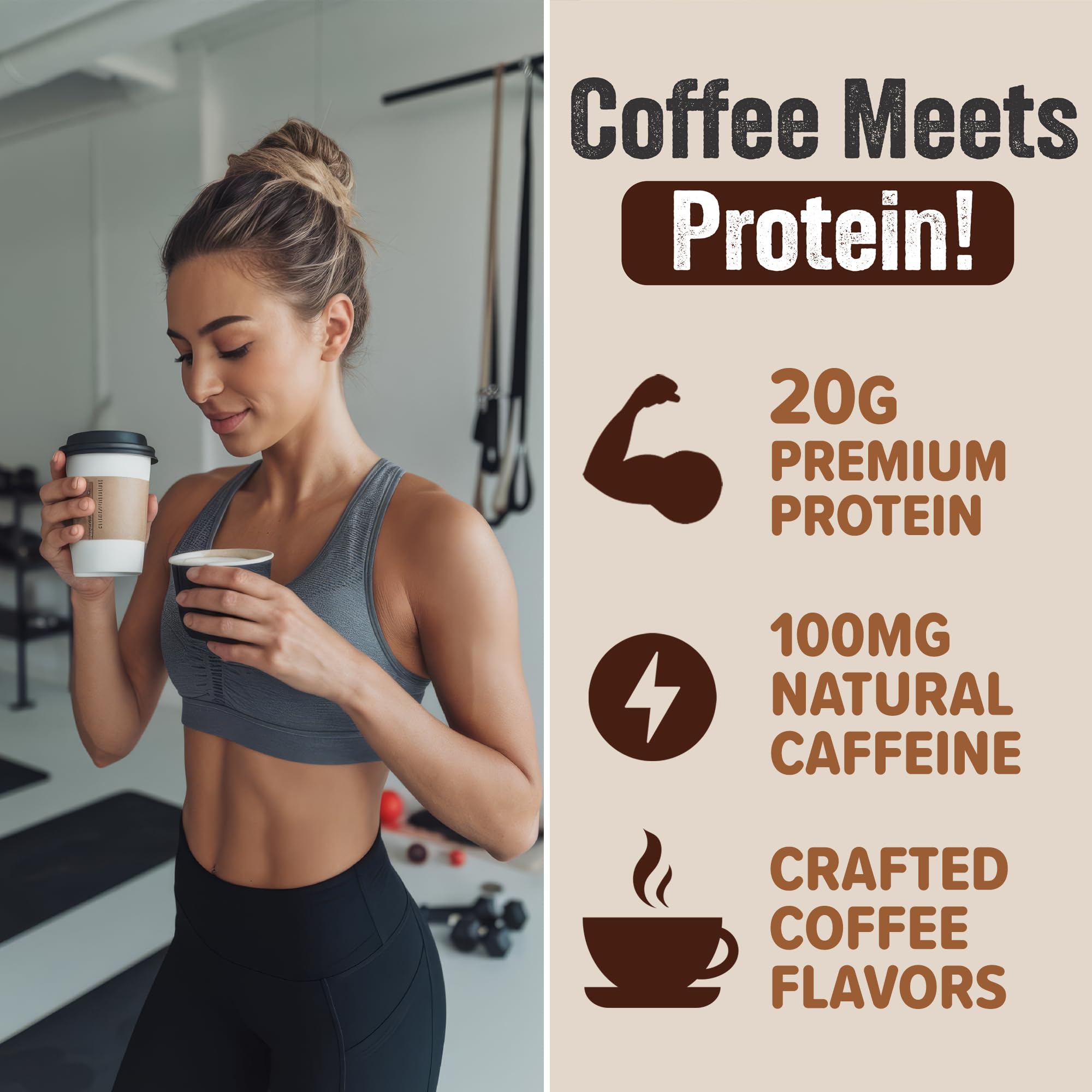 PEScience Select Cafe Protein Coffee Powder, Iced Mocha, 20 Servings — Amazon image 3