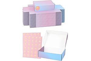 Purple Shipping Boxes 7x5x2 Inch, 50-Pack