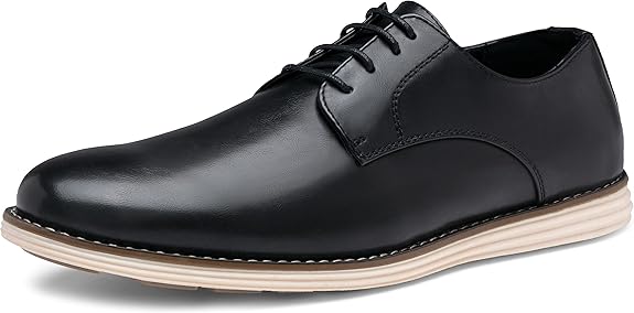 VOSTEY Men's Fashion Sneakers Breathable Casual Shoes Business Causal Flat