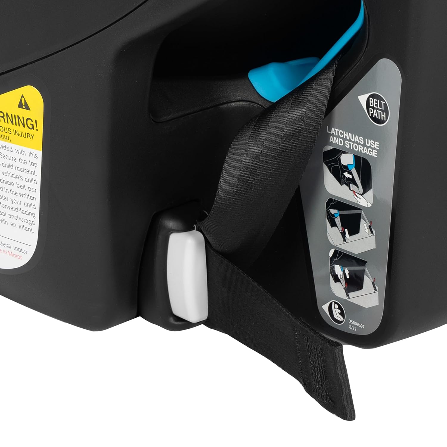 Evenflo Revolve360 Slim 2-in-1 Rotating Car Seat with Green & Gentle Fabric (Flint)