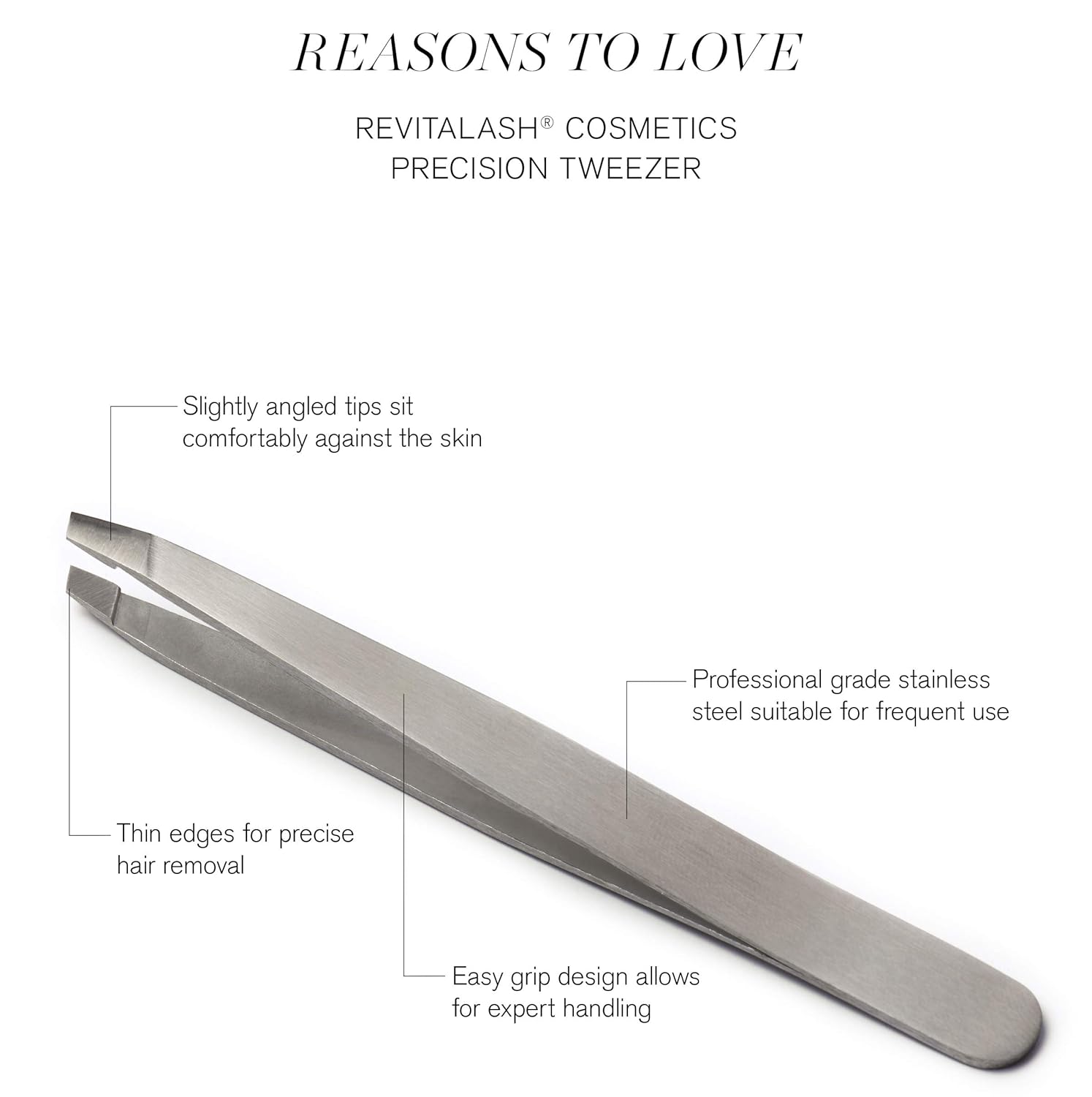 RevitaLash Cosmetics, Precision Tweezers, Professional Grade