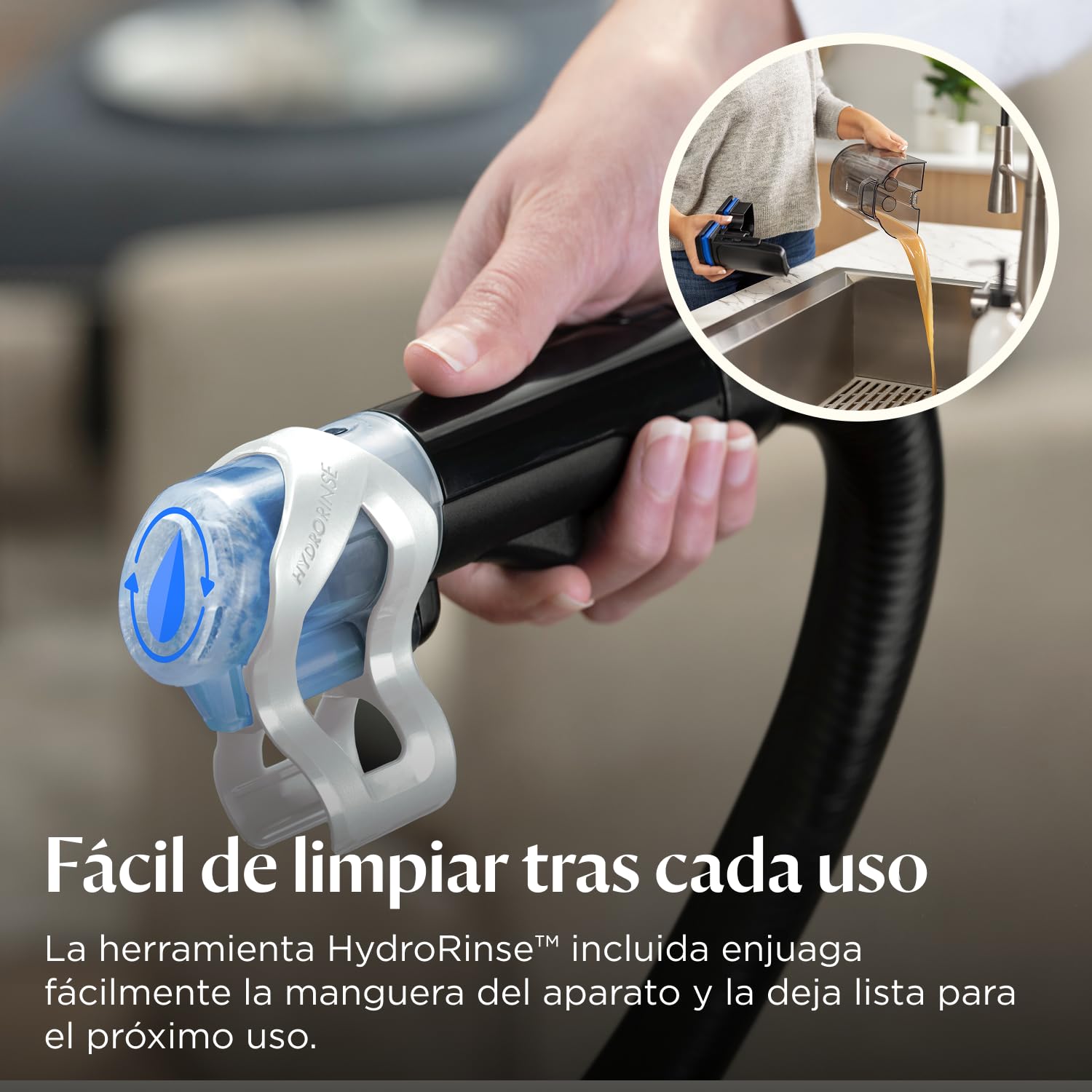 BISSELL SpotClean C5, Aspiradora de Agua Tapicería, Lava Aspiradora Ligera con Sistema Triple Action, Limpiador de Liquidos para Alfombras, Tapicería, Sofá, Auto & Más, Motor Potente de 400W, 3861N