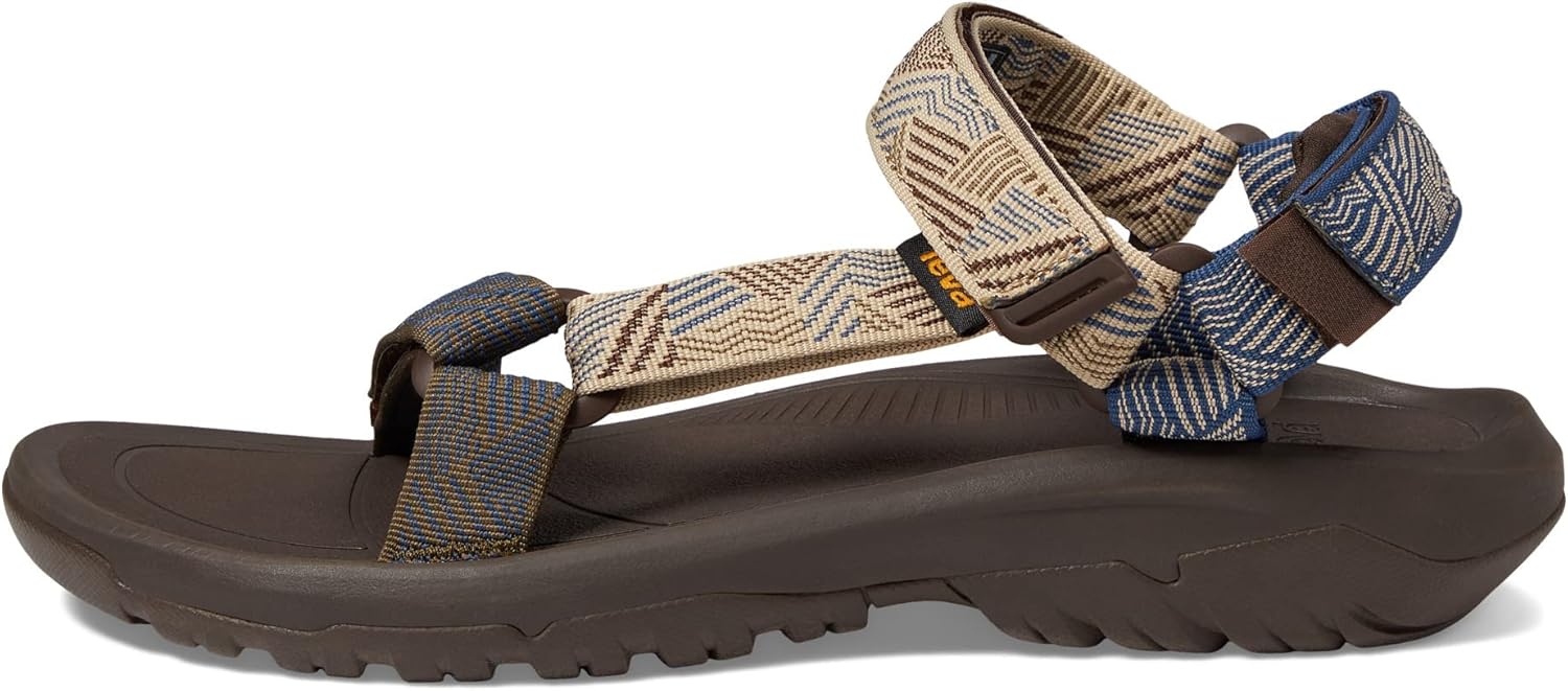 TEVA Men's Hurricane Xlt2 Sandals with EVA Foam Midsole and Rugged Durabrasion Rubber Outsole 4 Borderless Brown Multi