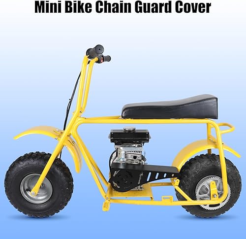 Vista 7 de YOXUFA Mini protector de cadena de bicicleta de repuesto para Predator 212 196cc 224cc Coleman CT200U Baja Warrior MB200 Doodlebug DB30 CT100U