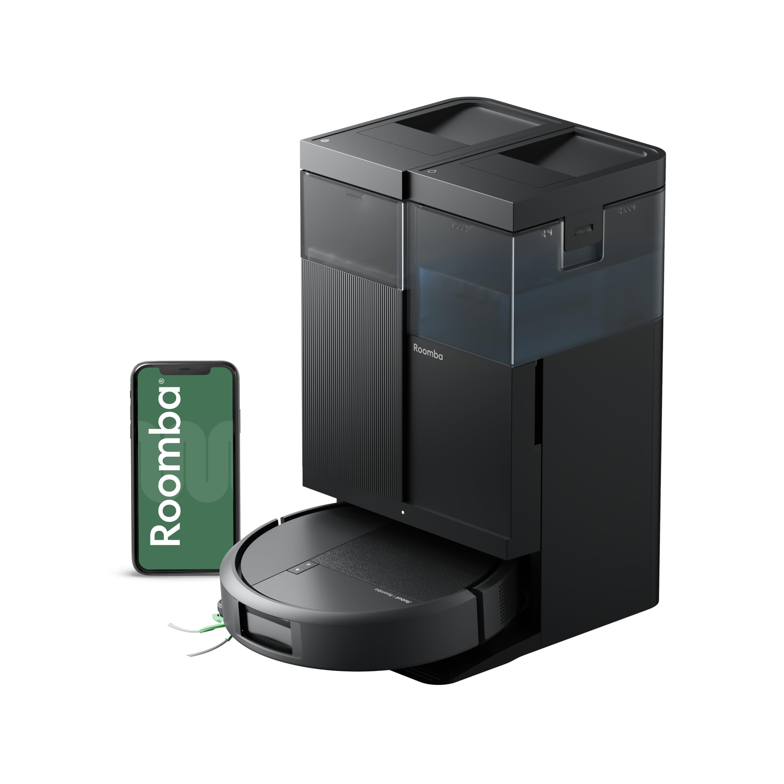 iRobot Roomba Plus 515 Saugroboter, AutoWash Basis, 75 °C Wischpadwäsche