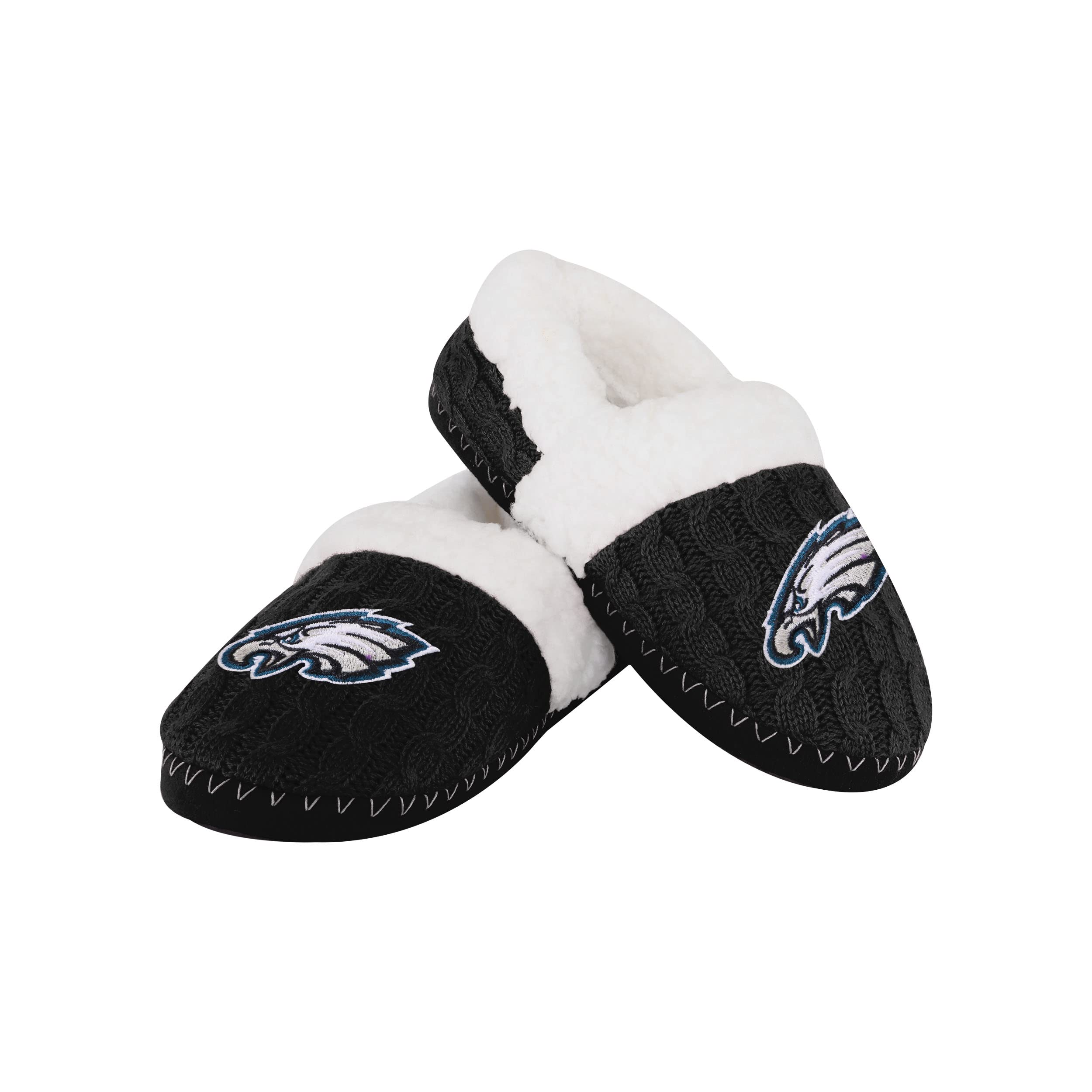 FOCO Womens NFL Team Color Moccasin Slippers