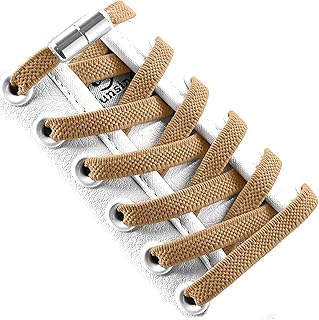 No Tie Elastic Shoe Laces With Laces Lock Sneakers Tieless One Size Fits All Kids & Adult Sports Flat Shoelaces