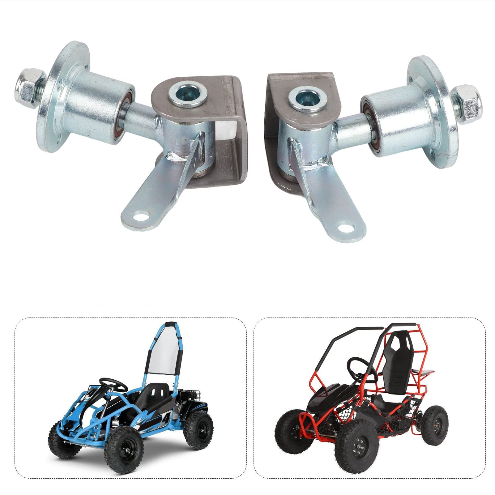 Piasta Koła Zwrotnica, 17mm 3 Szpilki Przednia Zwrotnica Wrzeciona 5in Opony do Quada ATV Gokart