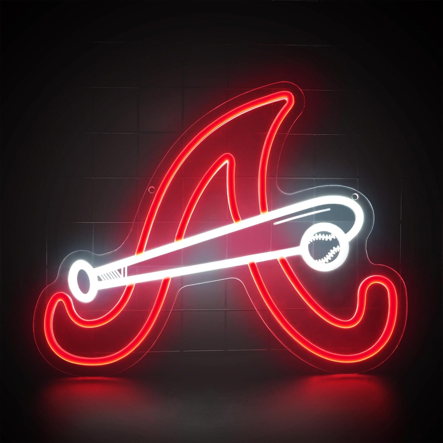 Baseball Team Neon Signs Wall Decor, Cool Light Up Dimmable LED Lights for Man Cave, Parties, Bars, Dorms, Office Wall Art and Game Room Decor, Birthday Gift for Baseball Fans - Image 2