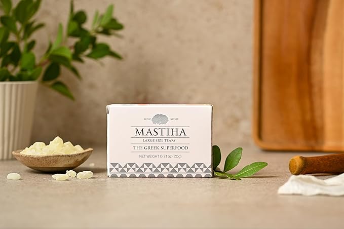 Chicle Natural Mastiha de Chios 20g - Lágrimas Grandes - Sin Azúcar, Sin Gluten miniatura 7