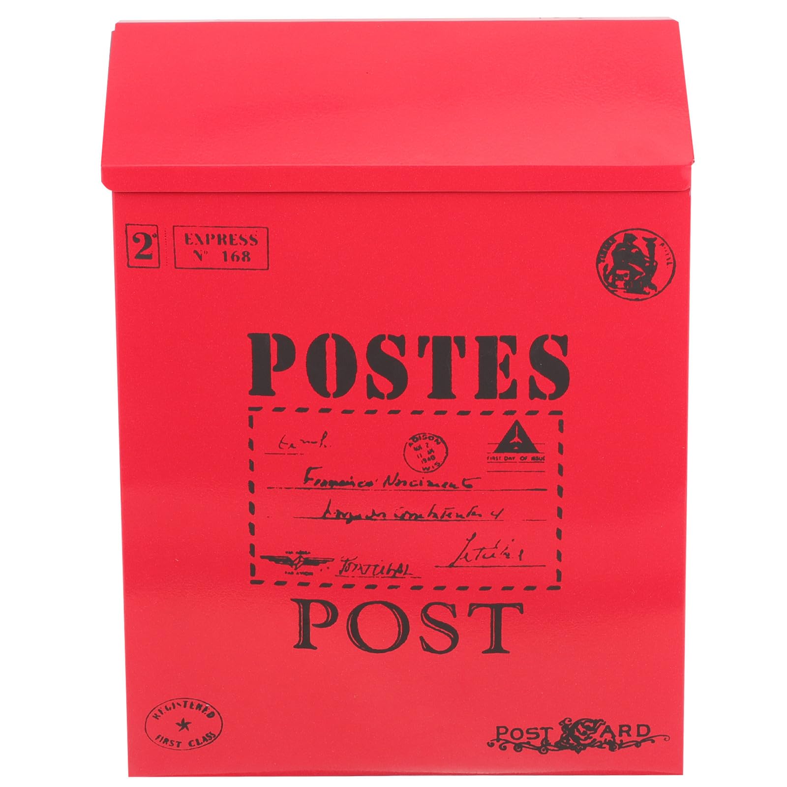 Boîte aux lettres extérieure style américain vintage pour sublimer l'entrée de maison
